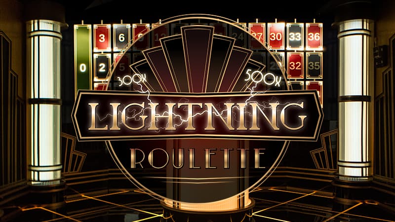 Lightning Roulette slot logo by Evolution at NV Casino