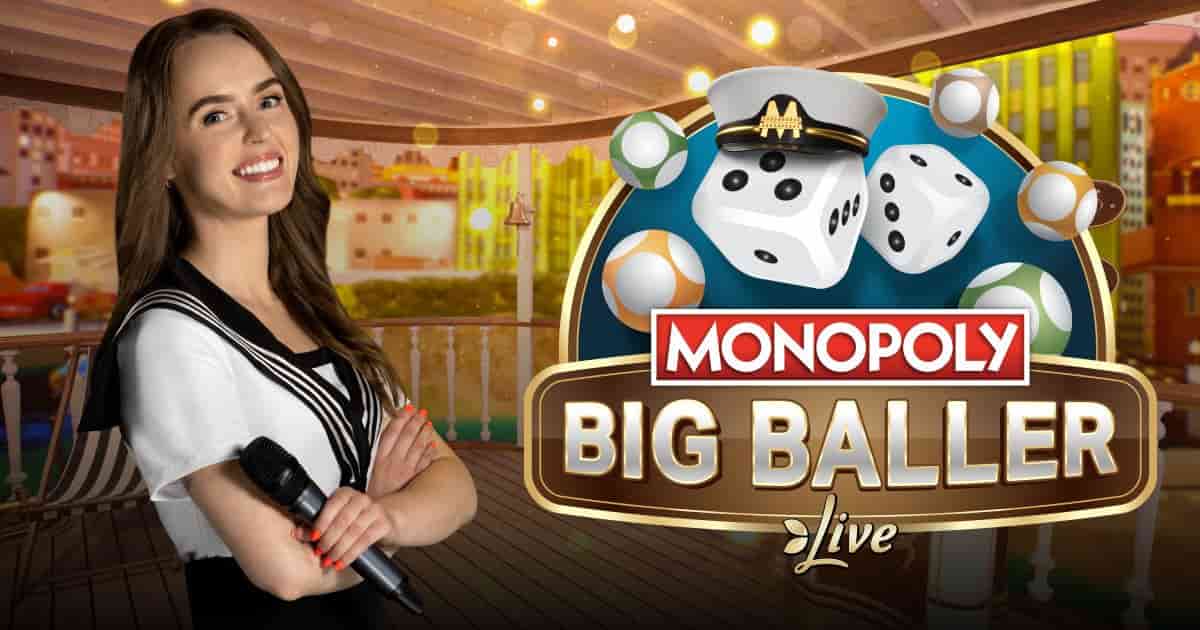 Official Live Shows logo: MONOPOLY Big Baller by Evolution at NV Casino