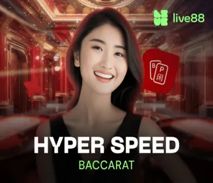 Hyper Speed Baccarat logo – Live Shows by Evolution at NV Casino